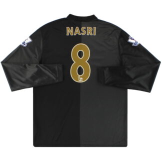 2013-14 Manchester City Nike Away Shirt Nasri #8 L/S L
