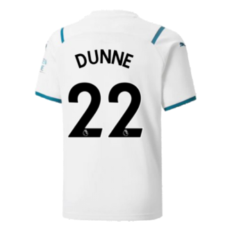 2021-2022 Man City Away Shirt (Kids) (DUNNE 22)