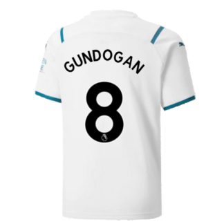 2021-2022 Man City Away Shirt (Kids) (GUNDOGAN 8)