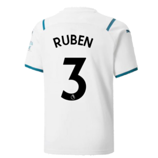 2021-2022 Man City Away Shirt (Kids) (RUBEN 3)