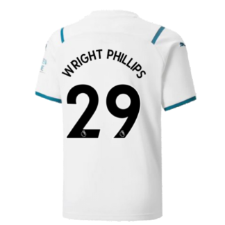 2021-2022 Man City Away Shirt (Kids) (WRIGHT PHILLIPS 29)