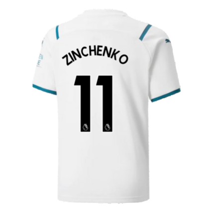 2021-2022 Man City Away Shirt (Kids) (ZINCHENKO 11)