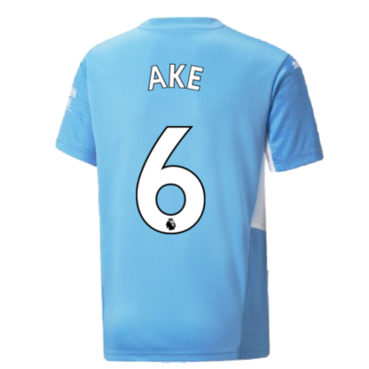 2021-2022 Man City Home Shirt (Kids) (AKE 6)