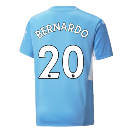 2021-2022 Man City Home Shirt (Kids) (BERNARDO 20)