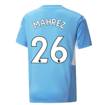 2021-2022 Man City Home Shirt (Kids) (MAHREZ 26)