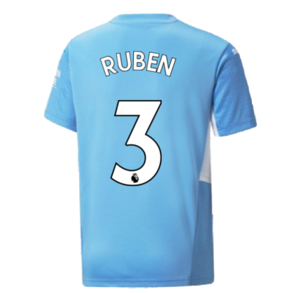 2021-2022 Man City Home Shirt (Kids) (RUBEN 3)