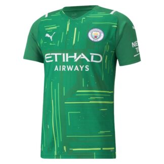 2021-2022 Man City SS Goalkeeper Shirt (Green)