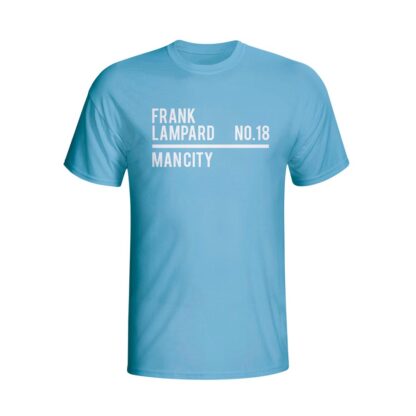 Frank Lampard Man City Squad T-shirt (sky) - Kids