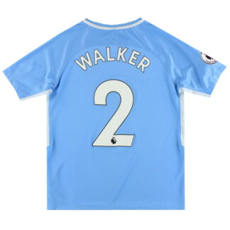2017-18 Manchester City Nike Home Shirt Walker #2 XL.Boys
