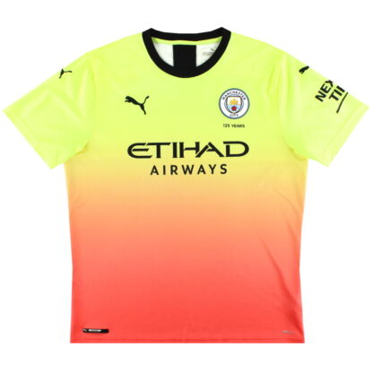 2019-20 Manchester City Puma '125 Years' Third Shirt L