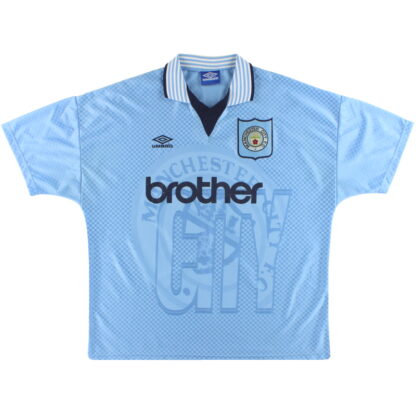 1995-97 Manchester City Umbro Home Shirt XXL