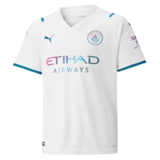 2021-2022 Man City Away Shirt (Kids)