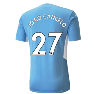 2021-2022 Man City Authentic Home Shirt (JOAO CANCELO 27)