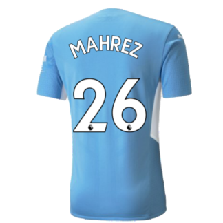 2021-2022 Man City Authentic Home Shirt (MAHREZ 26)