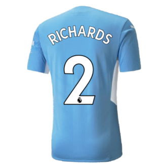 2021-2022 Man City Authentic Home Shirt (RICHARDS 2)