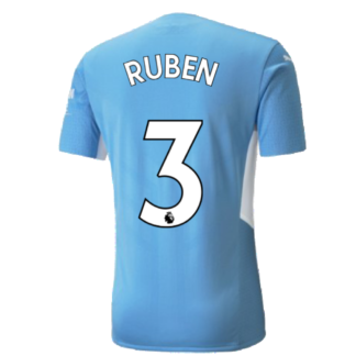 2021-2022 Man City Authentic Home Shirt (RUBEN 3)