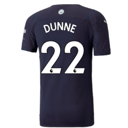 2021-2022 Man City Authentic Third Shirt (DUNNE 22)