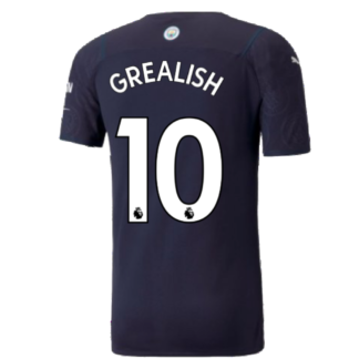 2021-2022 Man City Authentic Third Shirt (GREALISH 10)