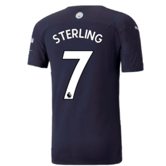 2021-2022 Man City Authentic Third Shirt (STERLING 7)