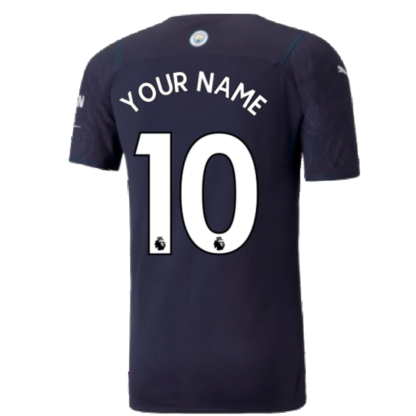 2021-2022 Man City Authentic Third Shirt (Your Name)
