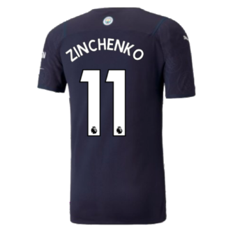 2021-2022 Man City Authentic Third Shirt (ZINCHENKO 11)