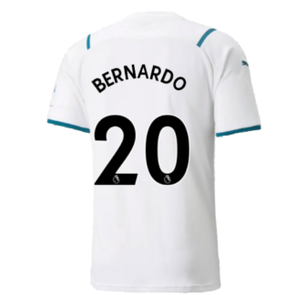 2021-2022 Man City Away Shirt (BERNARDO 20)