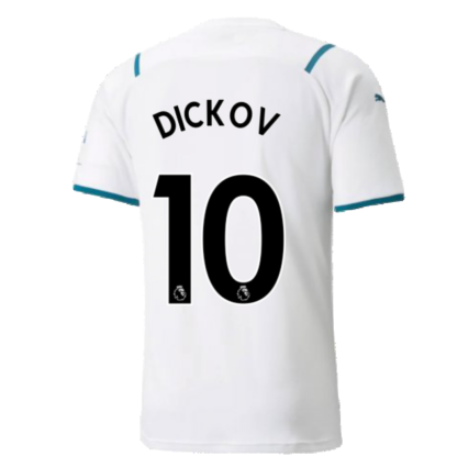 2021-2022 Man City Away Shirt (DICKOV 10)