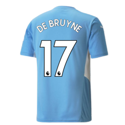 2021-2022 Man City Home Shirt (DE BRUYNE 17)