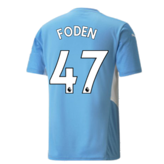 2021-2022 Man City Home Shirt (FODEN 47)