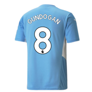 2021-2022 Man City Home Shirt (GUNDOGAN 8)