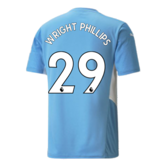 2021-2022 Man City Home Shirt (WRIGHT PHILLIPS 29)