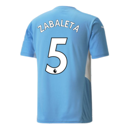 2021-2022 Man City Home Shirt (ZABALETA 5)