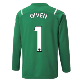2021-2022 Man City LS Goalkeeper Shirt (Green) (GIVEN 1)
