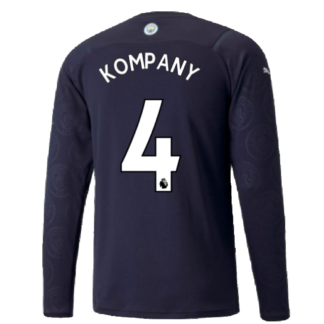 2021-2022 Man City Long Sleeve Third Shirt (KOMPANY 4)