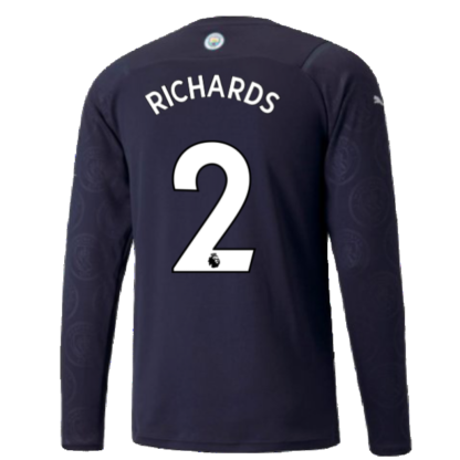 2021-2022 Man City Long Sleeve Third Shirt (RICHARDS 2)