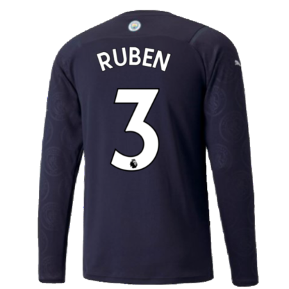 2021-2022 Man City Long Sleeve Third Shirt (RUBEN 3)