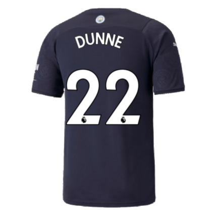 2021-2022 Man City Third Shirt (DUNNE 22)