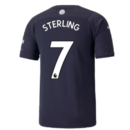 2021-2022 Man City Third Shirt (STERLING 7)