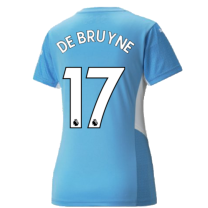 2021-2022 Man City Womens Home Shirt (DE BRUYNE 17)