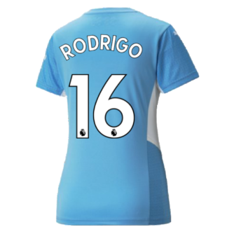 2021-2022 Man City Womens Home Shirt (RODRIGO 16)