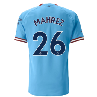 2022-2023 Man City Authentic Home Shirt (MAHREZ 26)