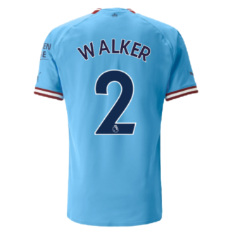 2022-2023 Man City Authentic Home Shirt (WALKER 2)