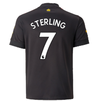 2022-2023 Man City Away Shirt (Kids) (STERLING 7)