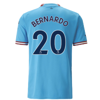 2022-2023 Man City Home Shirt (BERNARDO 20)