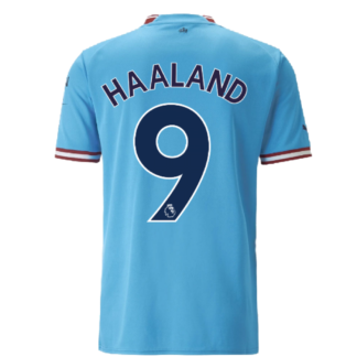 2022-2023 Man City Home Shirt (HAALAND 9)