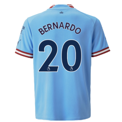 2022-2023 Man City Home Shirt (Kids) (BERNARDO 20)