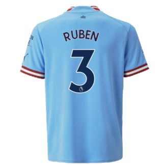 2022-2023 Man City Home Shirt (Kids) (RUBEN 3)