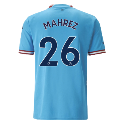 2022-2023 Man City Home Shirt (MAHREZ 26)