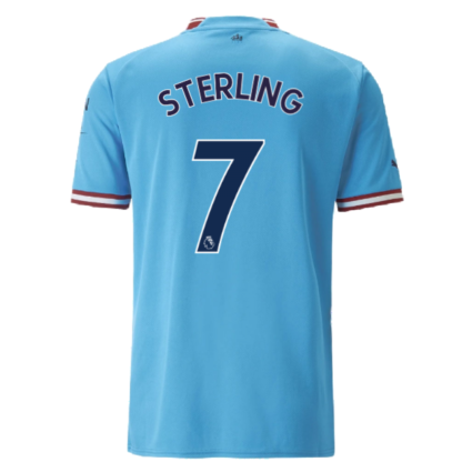 2022-2023 Man City Home Shirt (STERLING 7)