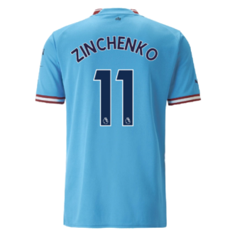 2022-2023 Man City Home Shirt (ZINCHENKO 11)